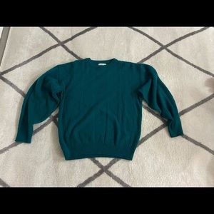 Teal Vintage "Grandpa" Sweater